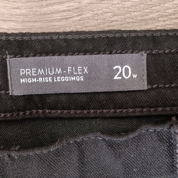 J. Jill Black Premium Flex High Rise Denim Legging Jeans 20W - Picture 9 of 14